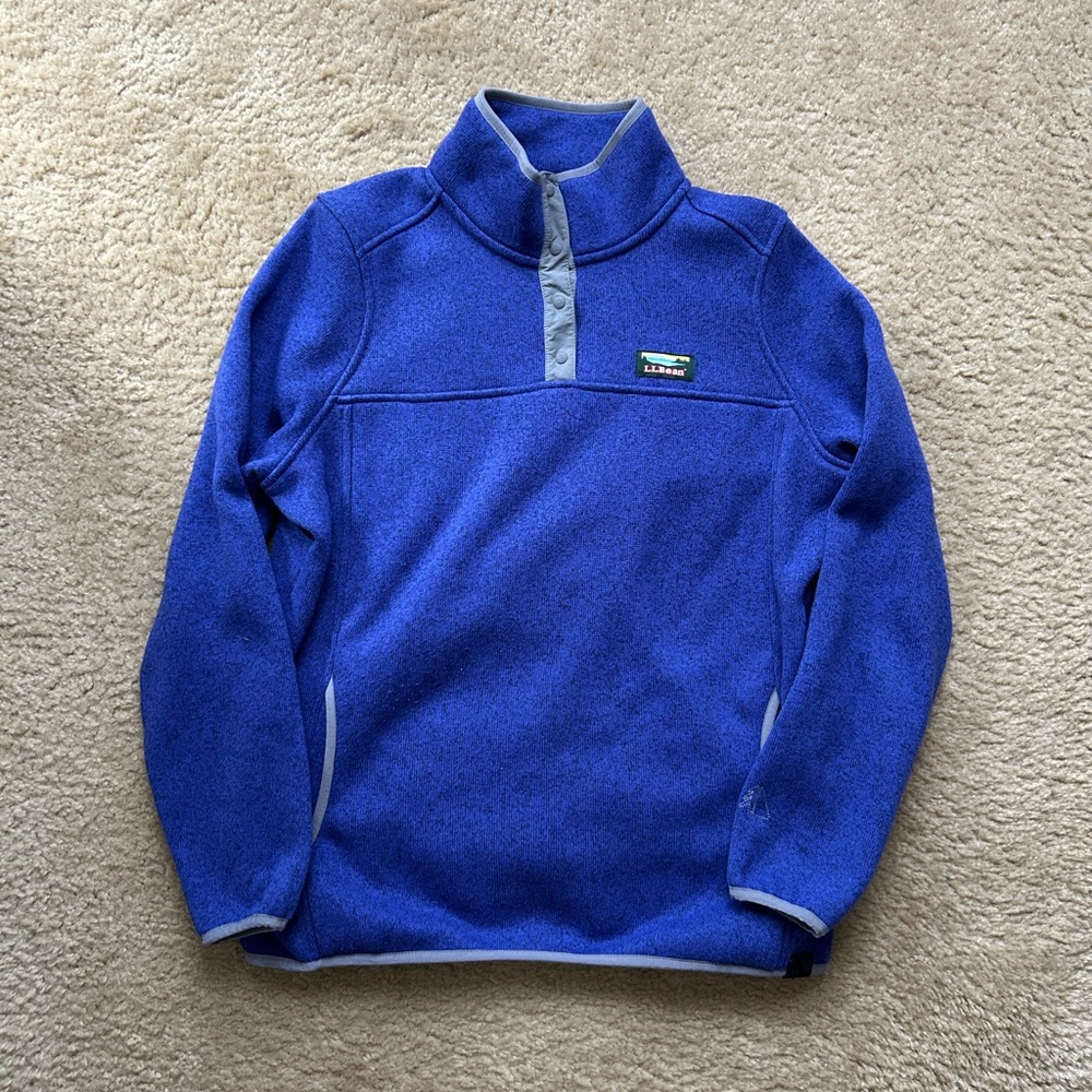 Men’s L.L. Bean Fleece Quarter Zip Sweatshirt